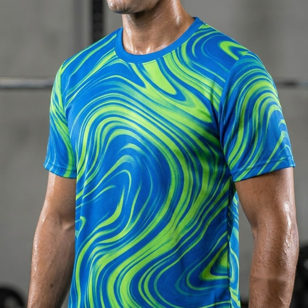 Electric Motion Wave Basketball Jersey for Active Energy and Stride