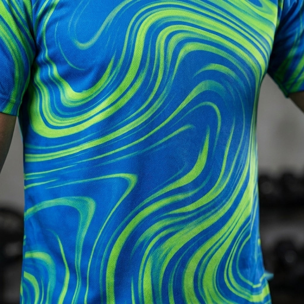 Electric Motion Wave Basketball Jersey for Active Energy and Stride