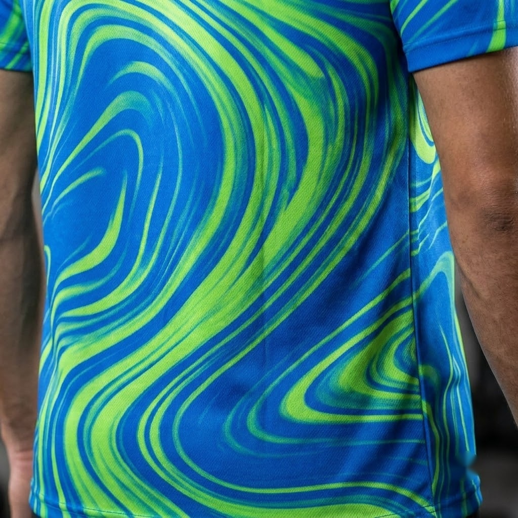Electric Motion Wave Basketball Jersey for Active Energy and Stride