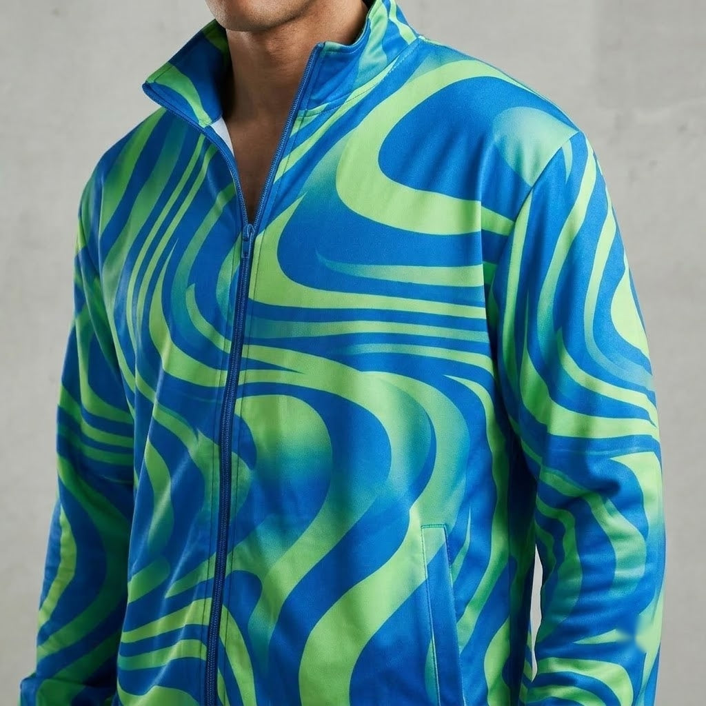 Electric Wave Motion Casual Tracksuit
