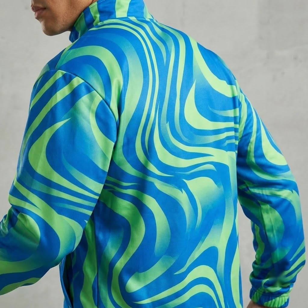 Electric Wave Motion Casual Tracksuit