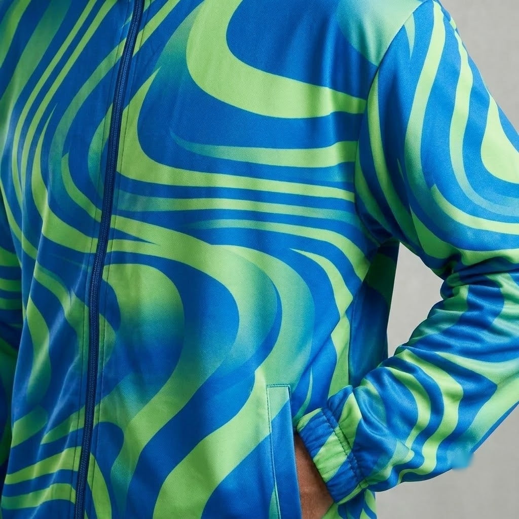 Electric Wave Motion Casual Tracksuit