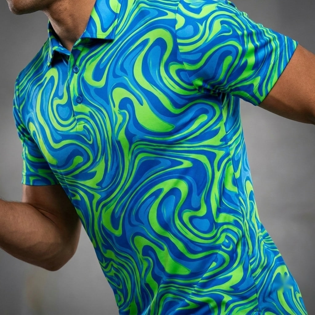 Electric Pulse Motion Energy Polo Shirt