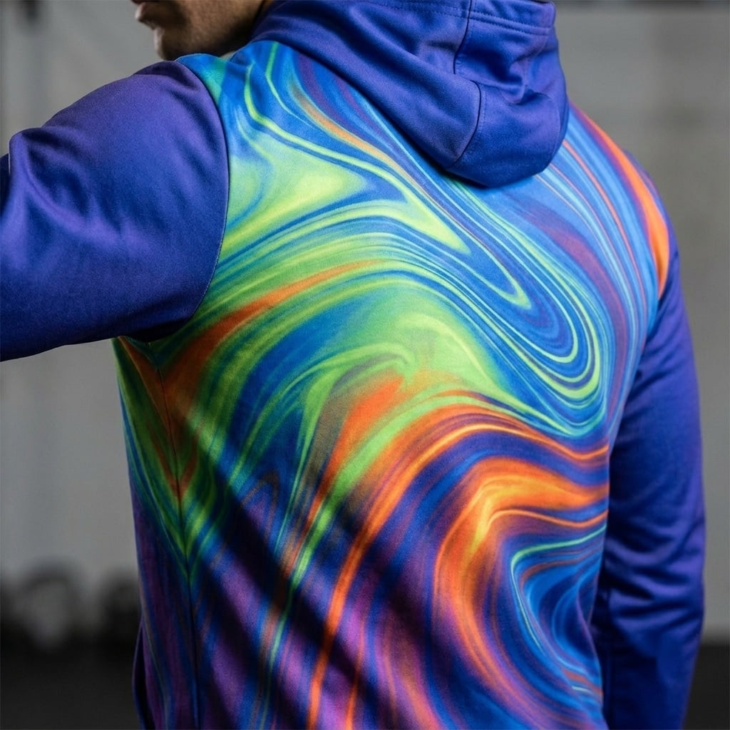 Energy Motion Pulse Abstract Hoodie