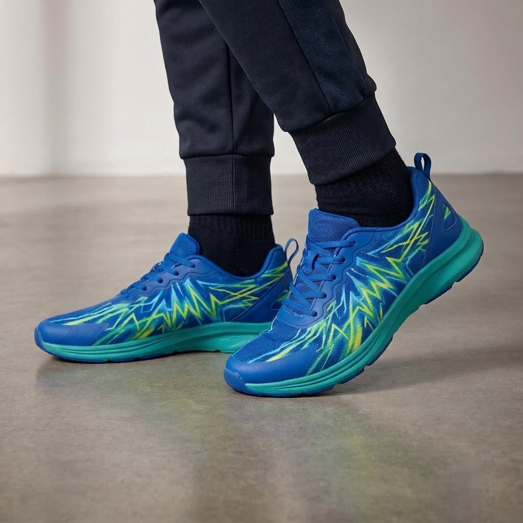 Electric Wave Motion Low-Top Casual Sneakers