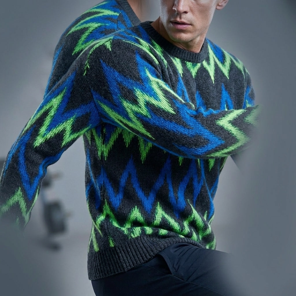 Dynamic Voltage Pulse Festive Knit Sweater