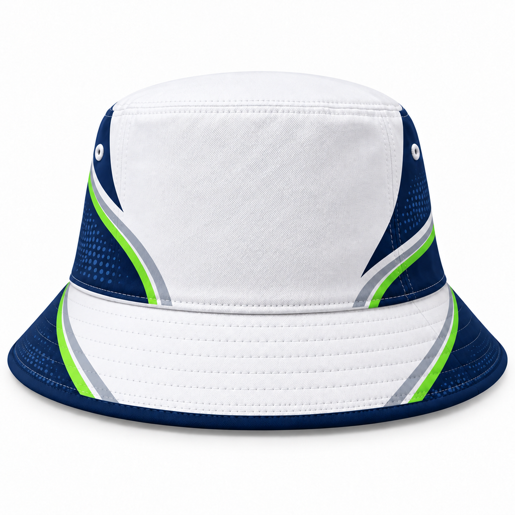 Dynamic Print Bucket Hat - Breathable Outdoor Sun Protection Cap