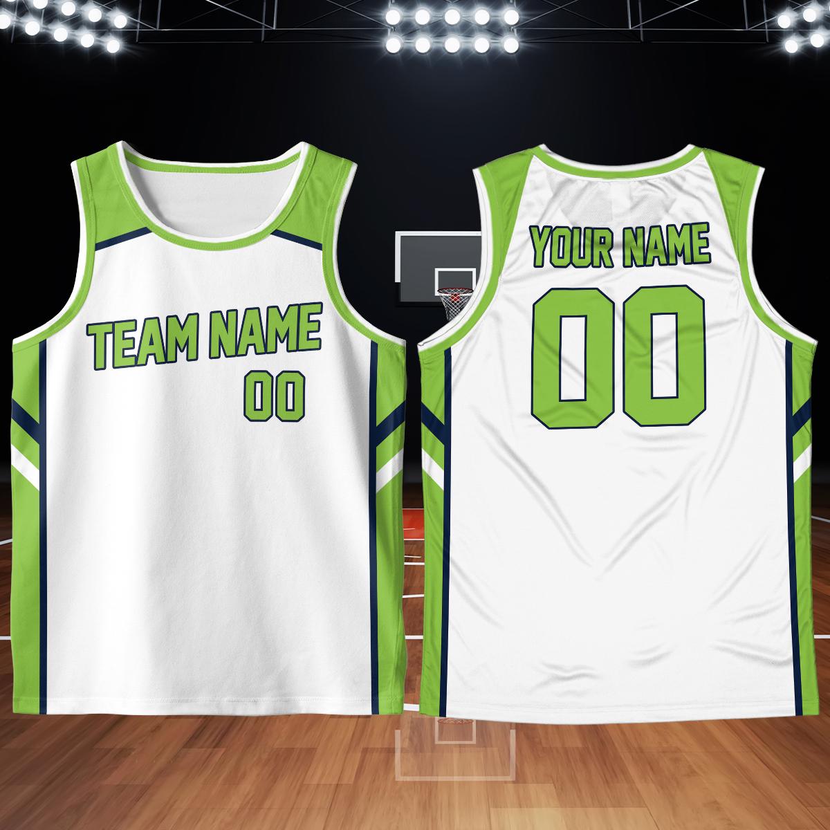 Custom Basketball Jersey | Personalized Team Name & Player Number Jersey