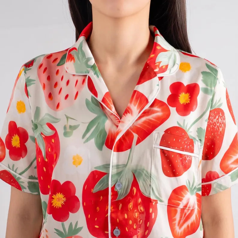 Nautical Beach Vacation Loungewear | Sea Turtle Hawaiian PJ Set Gift