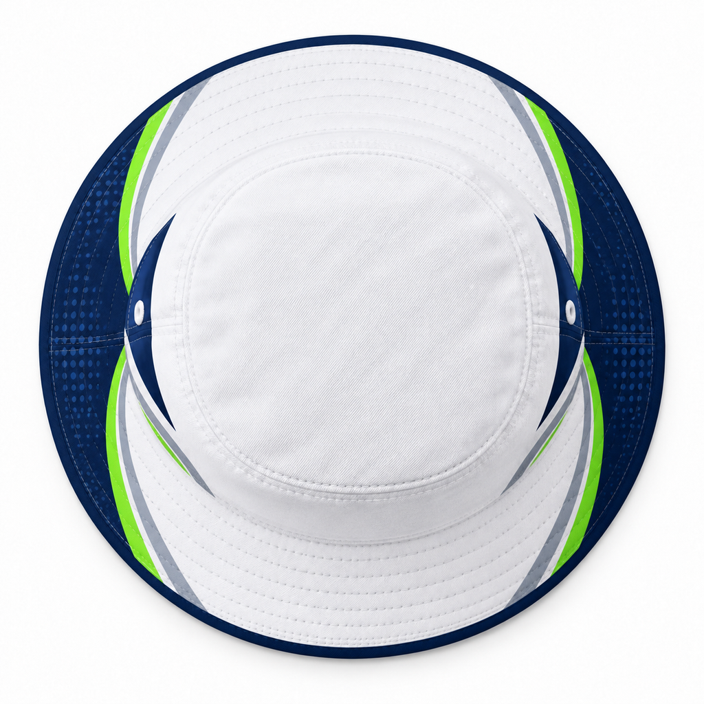Dynamic Print Bucket Hat - Breathable Outdoor Sun Protection Cap