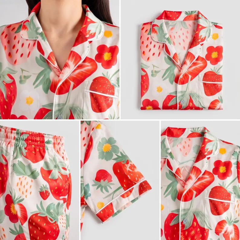 Nautical Beach Vacation Loungewear | Sea Turtle Hawaiian PJ Set Gift